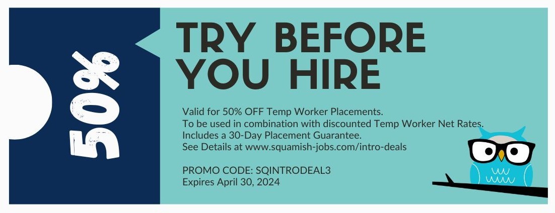 Try Before You Hire Temp Workers for 50% Off